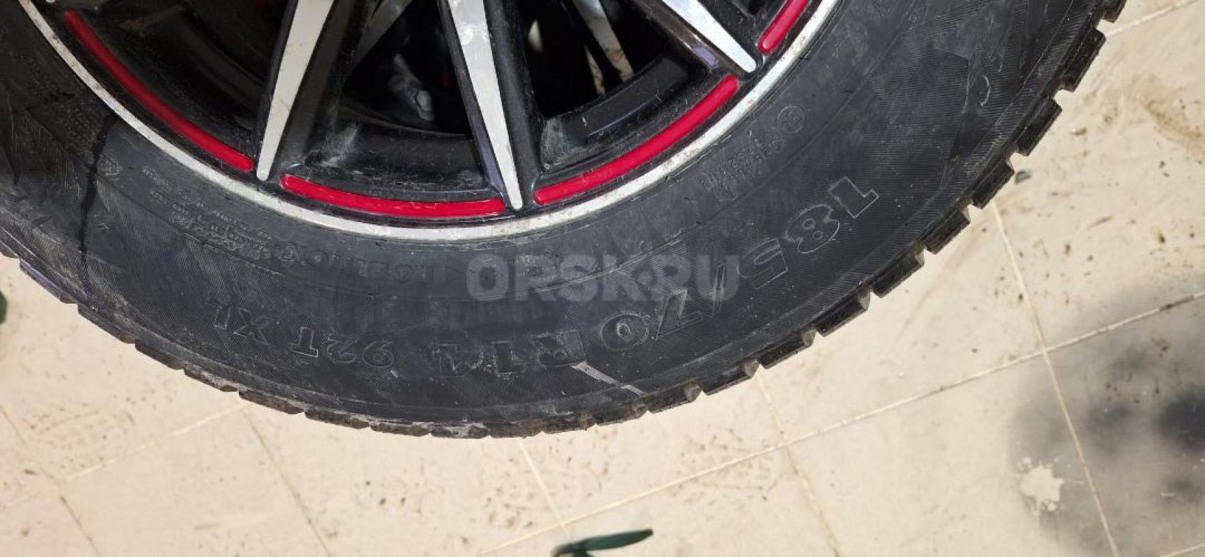 Продам колеса в сборе Nokian Nordman 7 в отличном состоянии 
Диски ровные не гнутые не варенные. - Орск