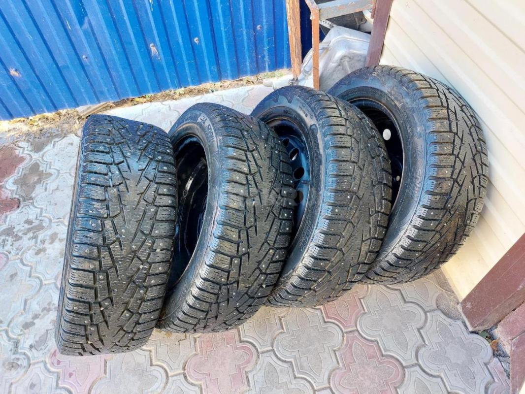 Зимняя Cordiant Snow Cross 215/55/R16 на штампованных дисках, разболтовка 5X114.3. - Орск