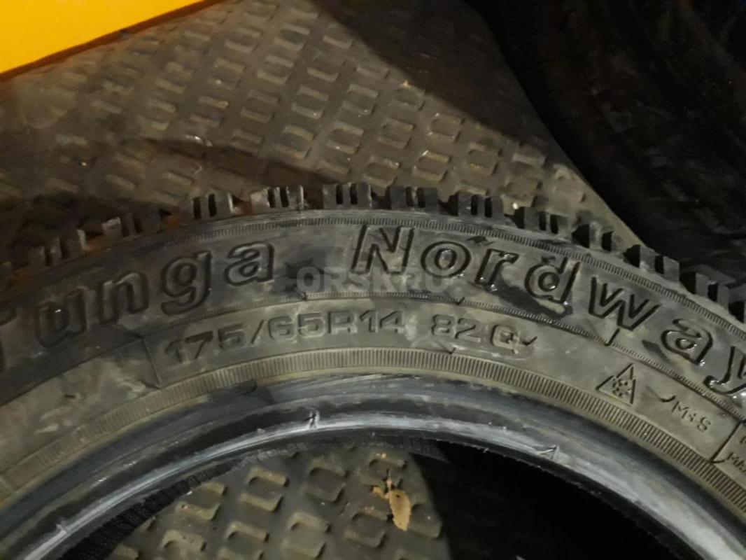 1 шт Tunga Nordway  175/65 R14, шипов нету, протектор норм - Орск