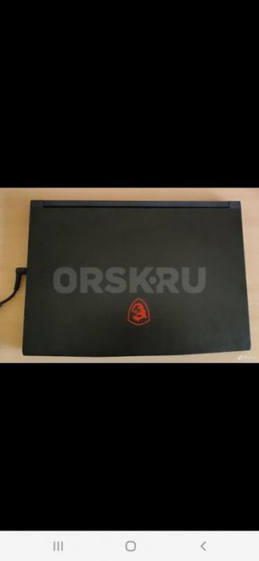 Игровой ноутбук msi, rtx 2060, 120ghz, ssd 500gb, 16gb оперативки, в рабочем состоянии. - Гай