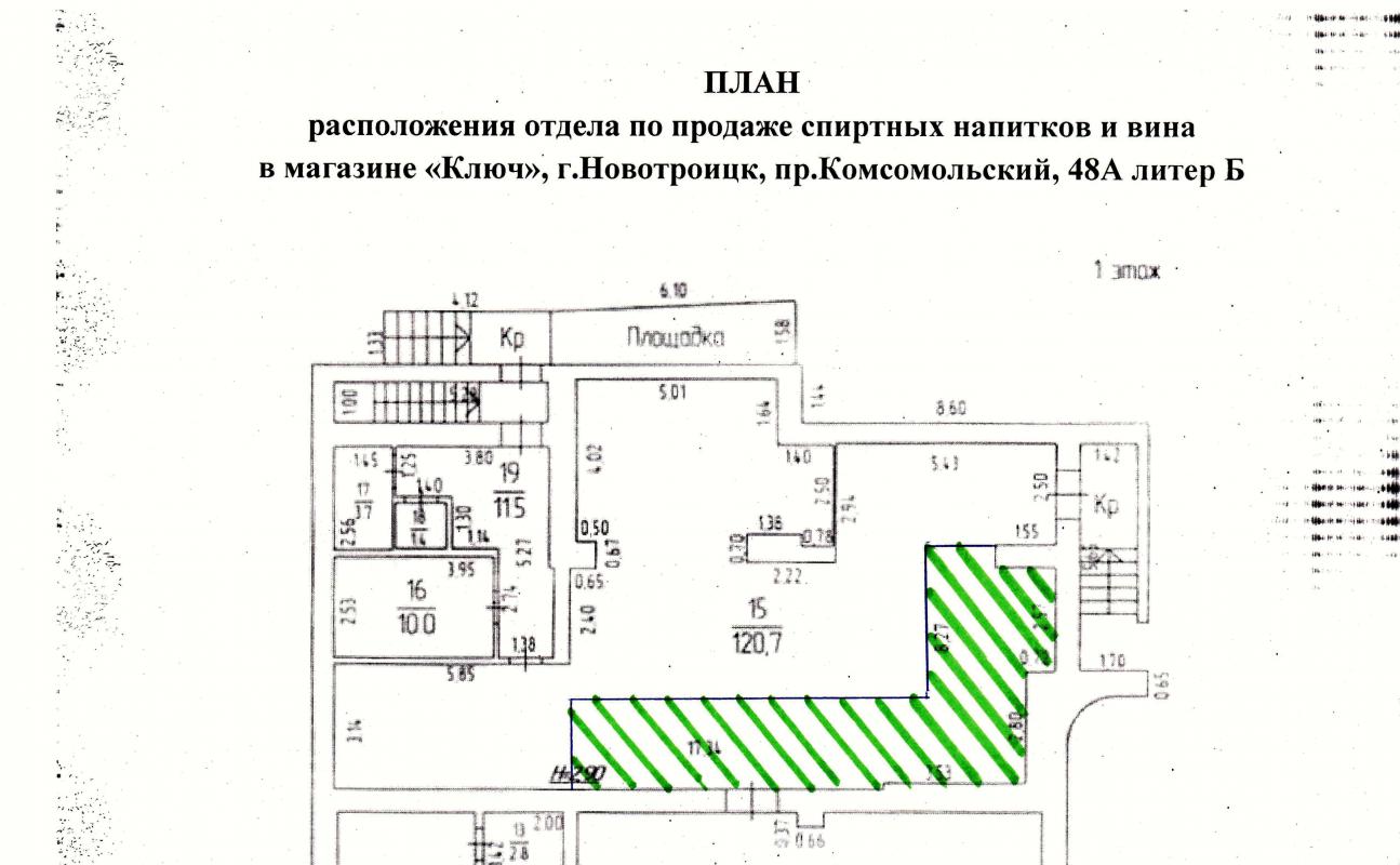 помещение, был продовольственный Ключ когда-то, есть часть оборудования. - Новотроицк