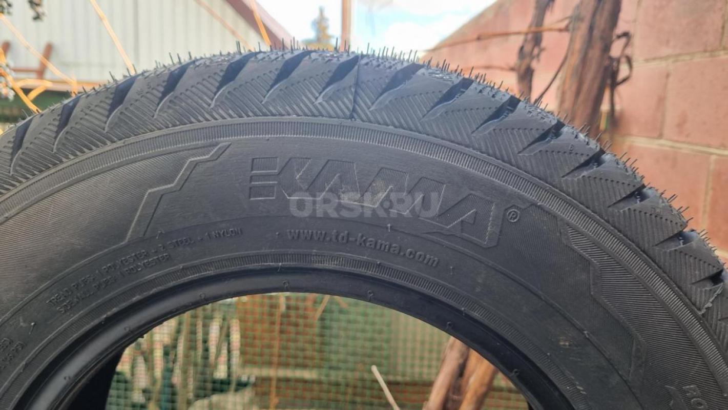 Абсолютно новый зимний шипованный комплект резины KAMA 175/70R13. 2024 год. - Орск