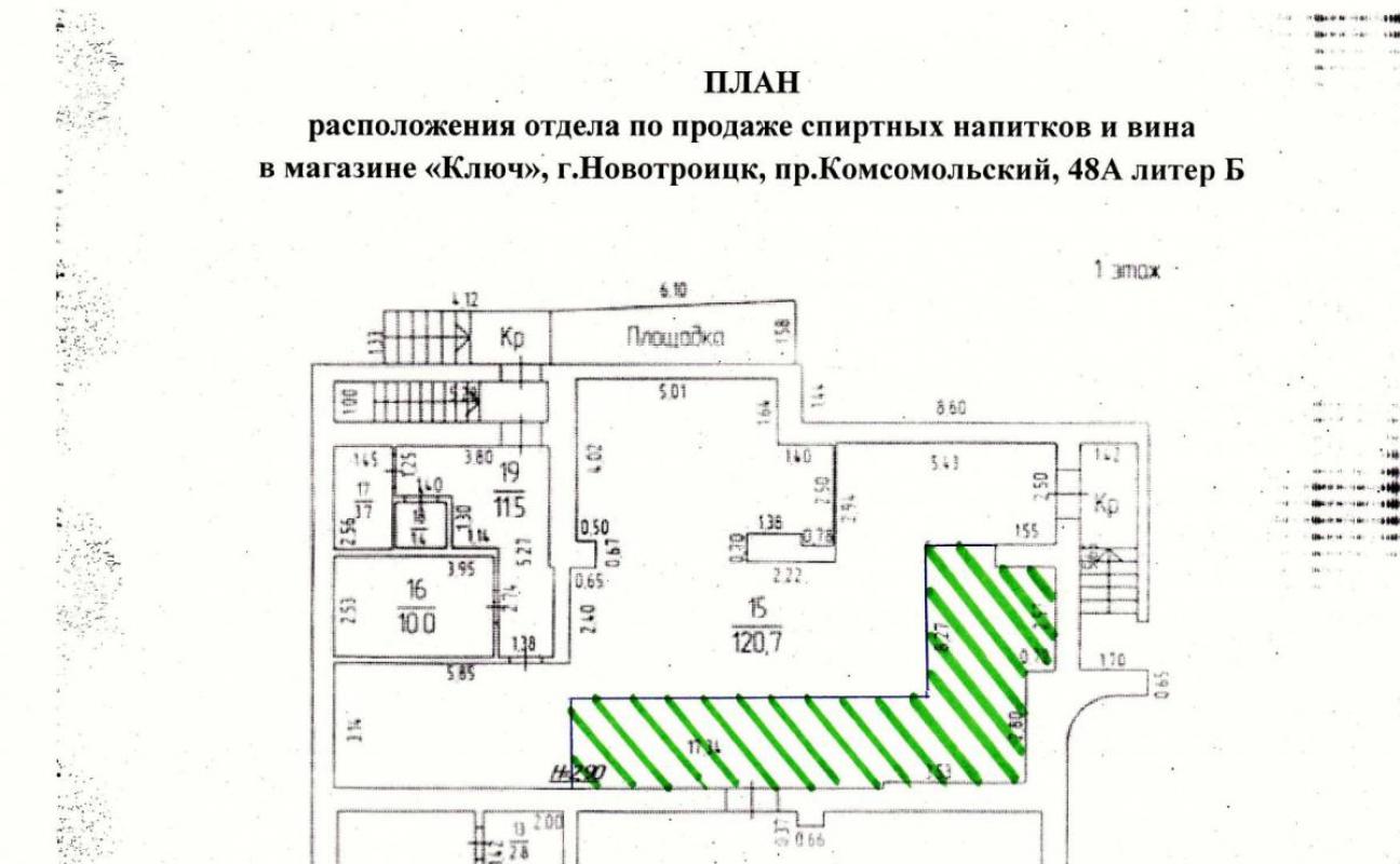 помещение, был продовольственный Ключ когда-то, есть часть оборудования. - Орск