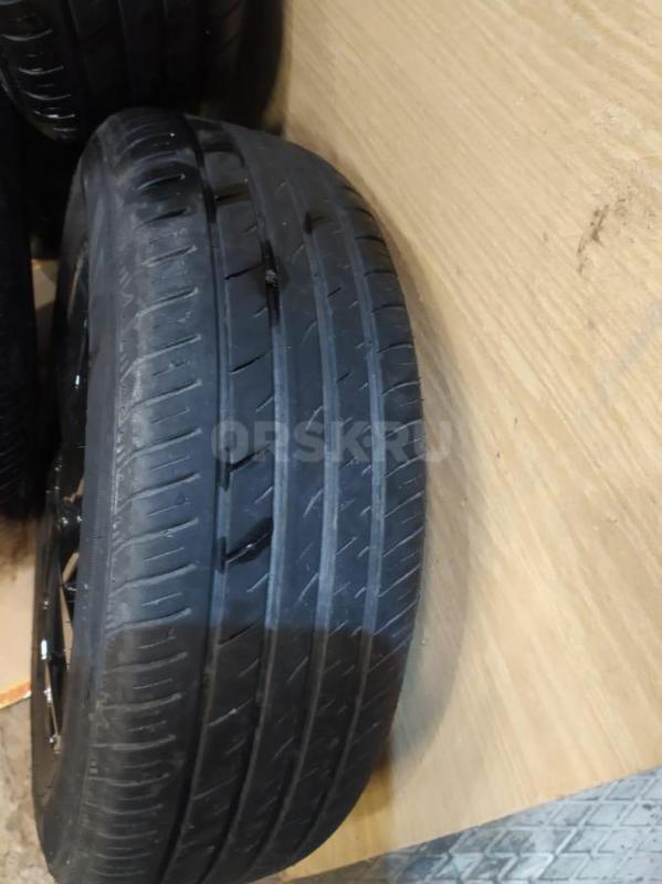 Продам комплект летних колес r15 на литье разболтовка 4 на 100,вынос 46,центр 54.1,стояли на Солярис - Гай