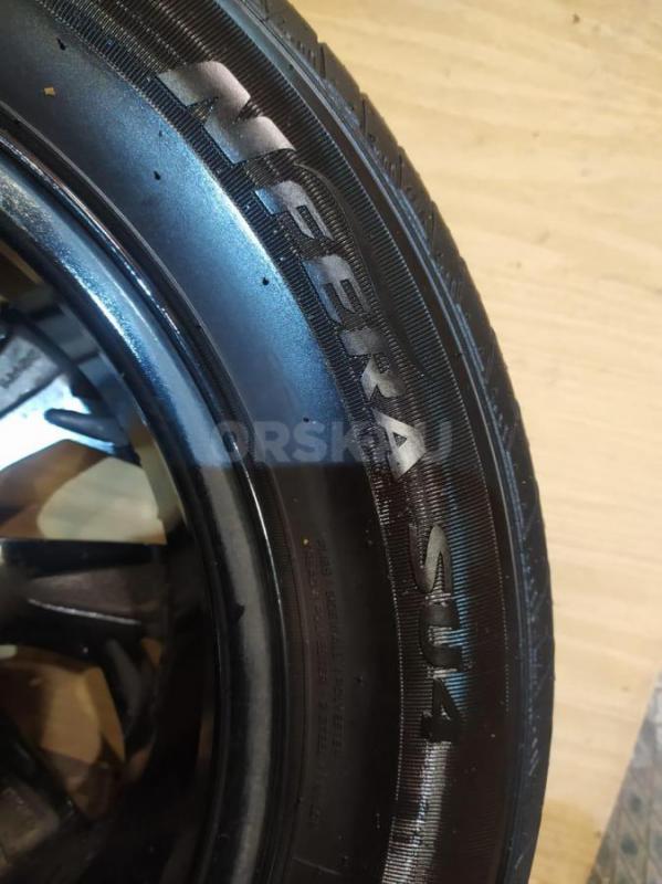 Продам комплект летних колес r15 на литье разболтовка 4 на 100,вынос 46,центр 54.1,стояли на Солярис - Гай