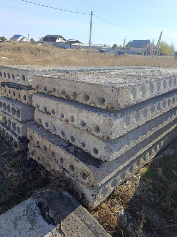 Продам кольца ЖБИ 1м, 1.5м, 2м, 3м диаметр б/у, плиты пустотные и П-образные 6 м, ригеля 6м, фермы 1 - Орск