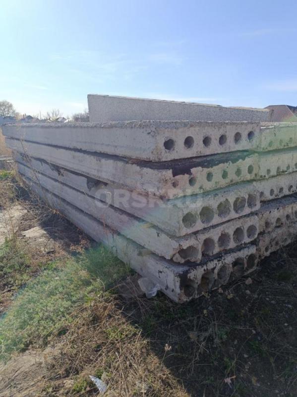 Продам кольца ЖБИ 1м, 1.5м, 2м, 3м диаметр б/у, плиты пустотные и П-образные 6 м, ригеля 6м, фермы 1 - Орск
