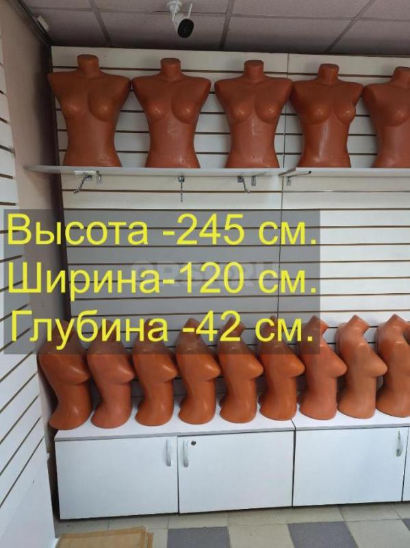 Витрины с полкой. 243х120х50 см. - 2100 руб за 1шт. - Орск