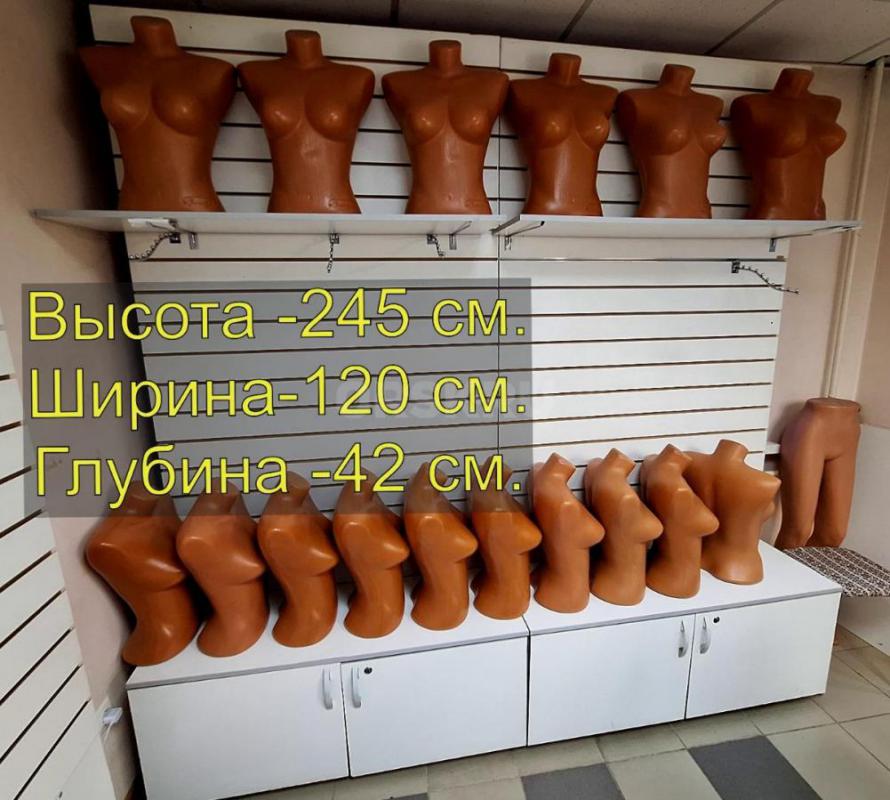 Витрины с полкой. 243х120х50 см. - 2100 руб за 1шт. - Орск