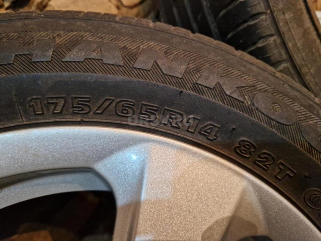 Продам летние колеса на литье 175/65/14 HANKOOK. - Орск