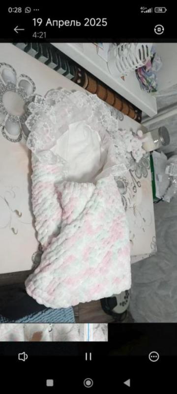 Продам детские мягкие плюшевые вязанные пледы. - Орск