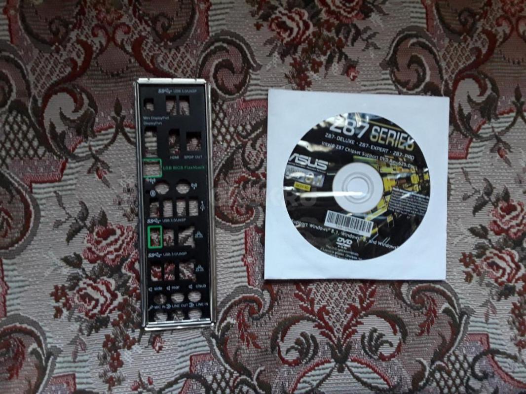 Материнскую плату ASUS Z87-DELUXE на запчасти. - Орск
