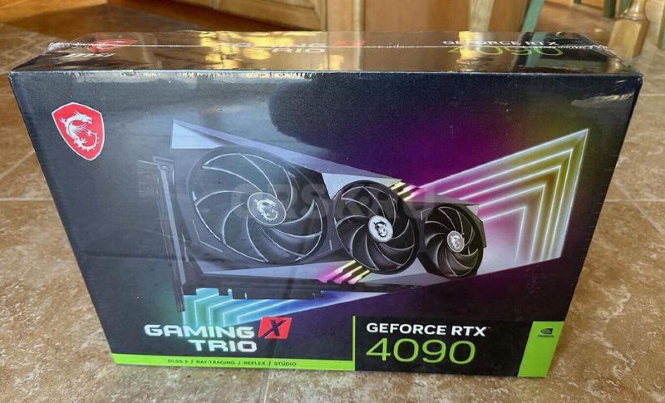Мощная, 100% подлинная, 100% брендовая игровая видеокарта Msi rtx 4090 geforce x trio 24gb gddr6x, г - Медногорск