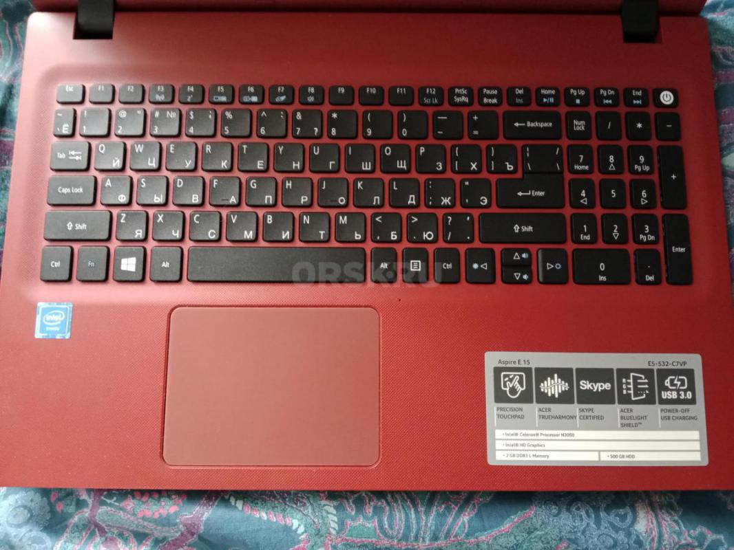 Ноутбук Acer 15.6 диагональ подойдёт для работы учебы состояние отличное дефектов нет пользовались р - Орск