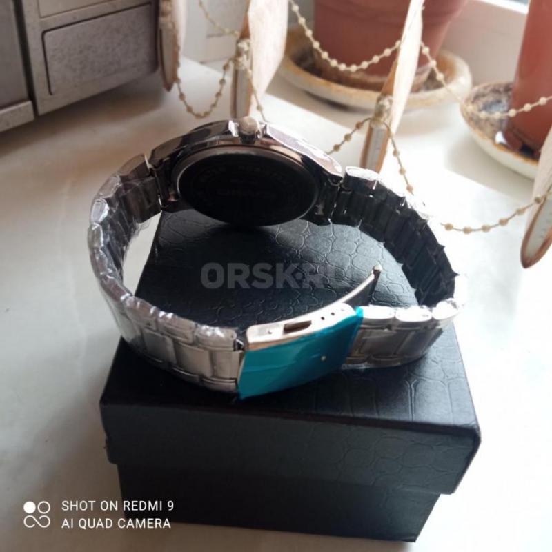 Часы касио новые мужские с подушкой и коробкой. - Орск