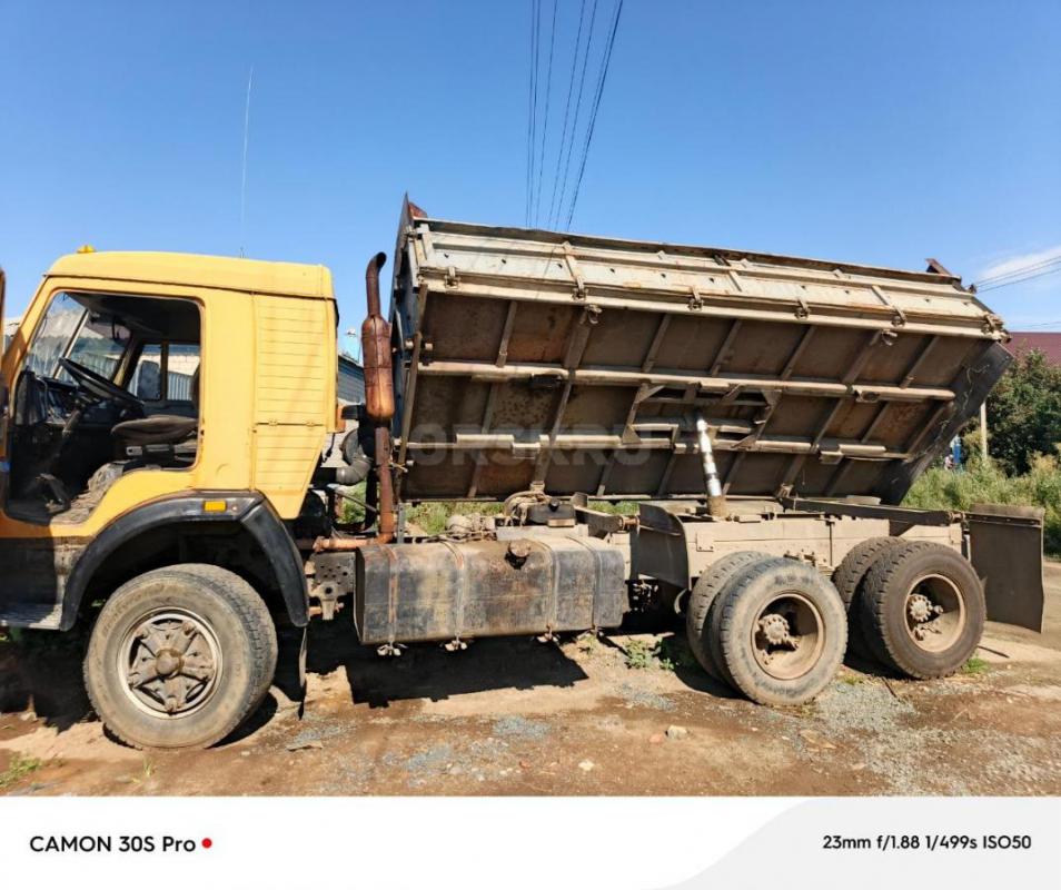 Продам КАМАЗ самосвал, тахограф новый, доки в порядке, разгрузка на две стороны, давление норм, двс - Орск