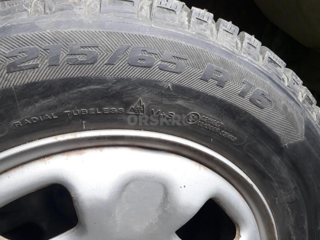 Зимние колеса в сборе Bf Goodrich  215/65 R16 в хорошем состоянии, на оригинальных дисках от Renault - Орск