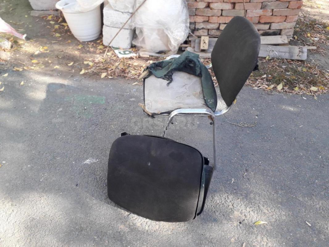 Стул офисный хром,, бу. - Орск