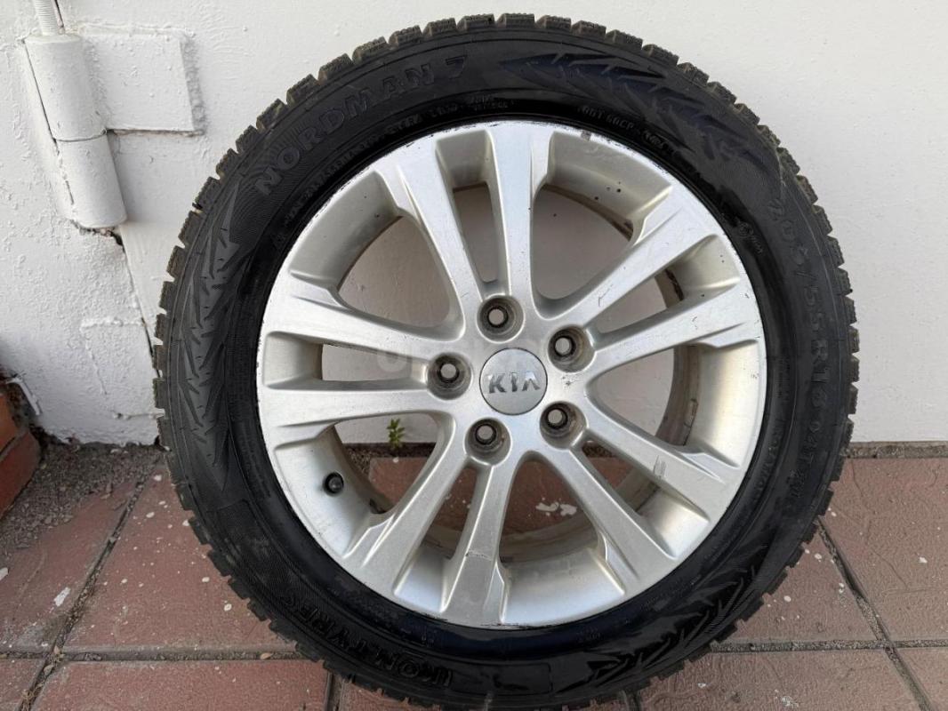 Комплект зимней резины NORDMAN 7 205/55 R16 (б/у 1 год ) на оригинальных дисках в отличном состоянии - Орск