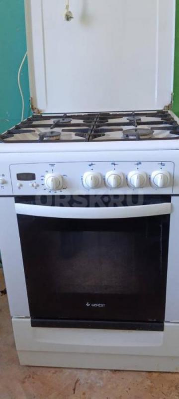 Продам газовую плиту с электро-розжигом + газовый контроль, таймер для духовки - Орск