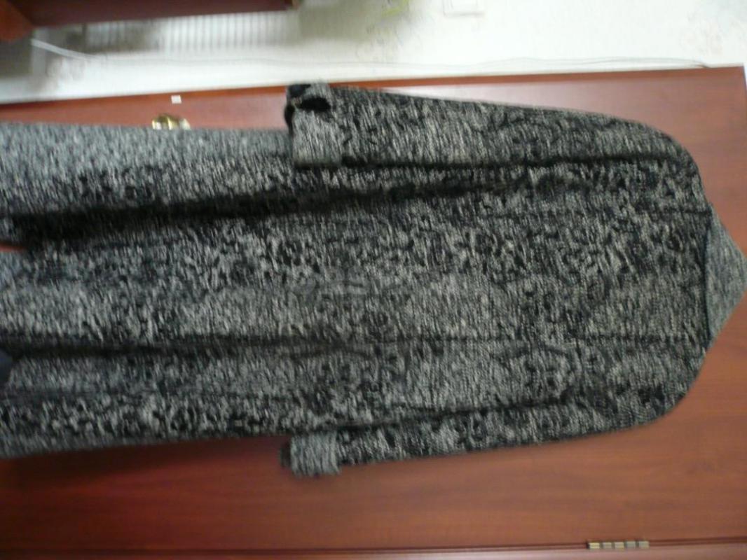 Продам зимнее женское шерстяное пальто с вышивкой и отделкой из меха. р 54. - Орск