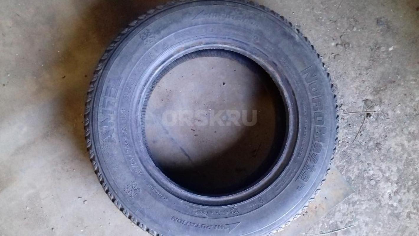 Продам шины б/у  
R13:  175/70 82Т Firestone F560,   
 R14: 175/65 82Т Nokian Hakkapelitta2 M+S, - Орск