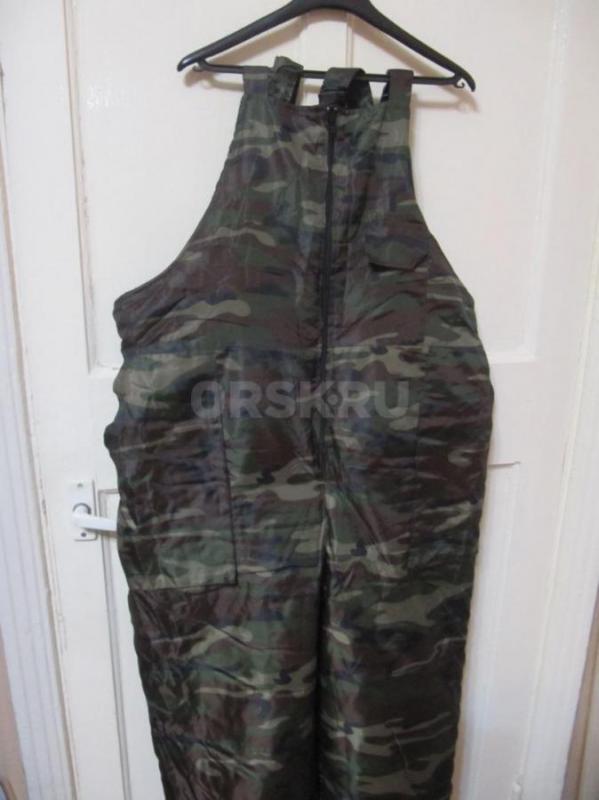 Полукомбенизон утеплённый, на синтепоне, размер 60-62, на рост 180 см, ширина в районе бёдер 660 мм, - Новотроицк