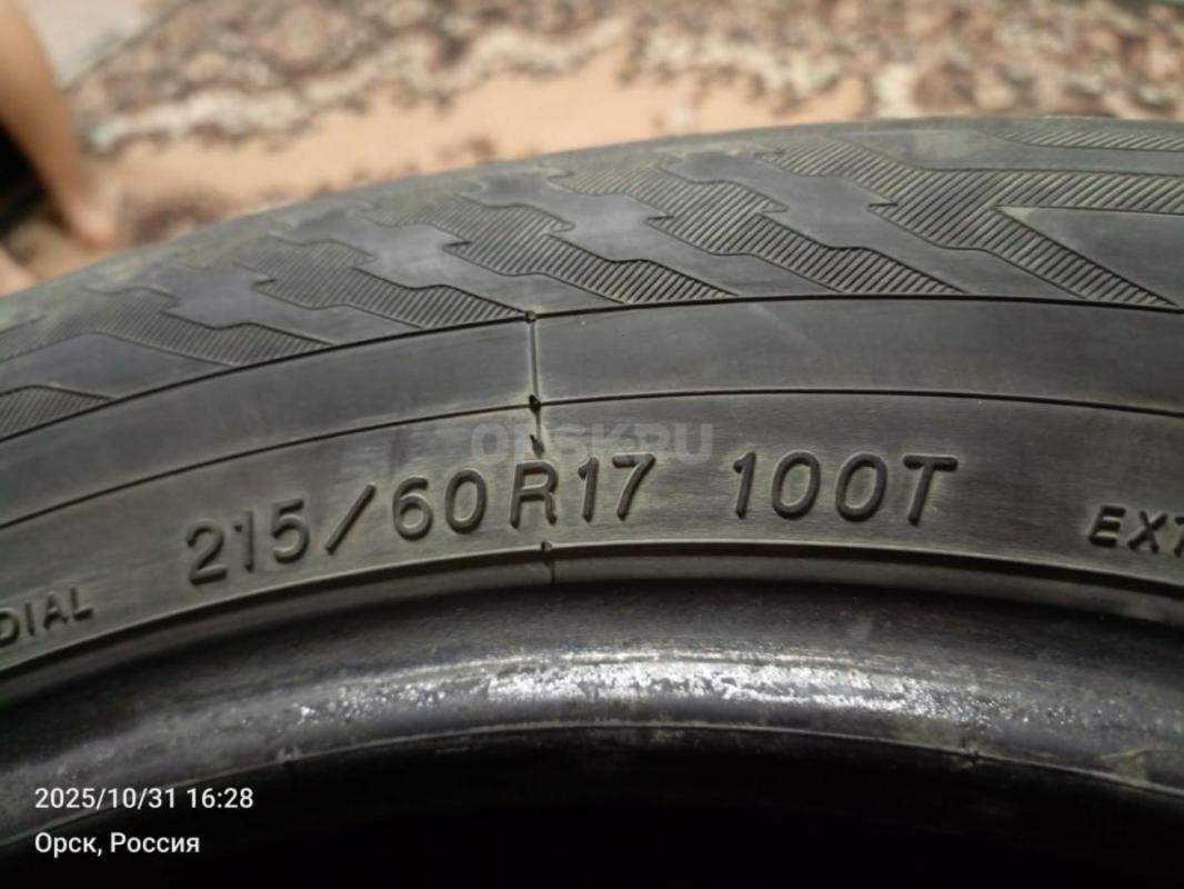 Зимняя резина YOKOHAMA R17 215/60 комплект 4 шт за 8000руб. - Орск