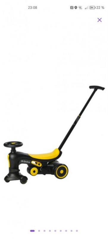 Детский велосипед 4в1 - это многофункциональная машинка каталка для детей из сверхпрочного и безопас - Орск