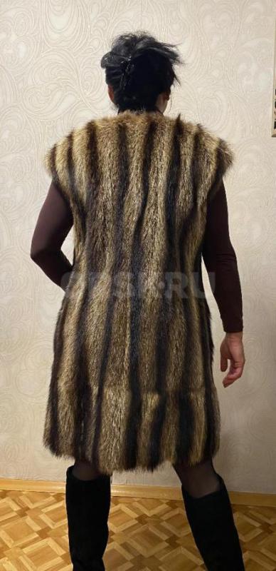 Жилет женский мех енот. - Орск