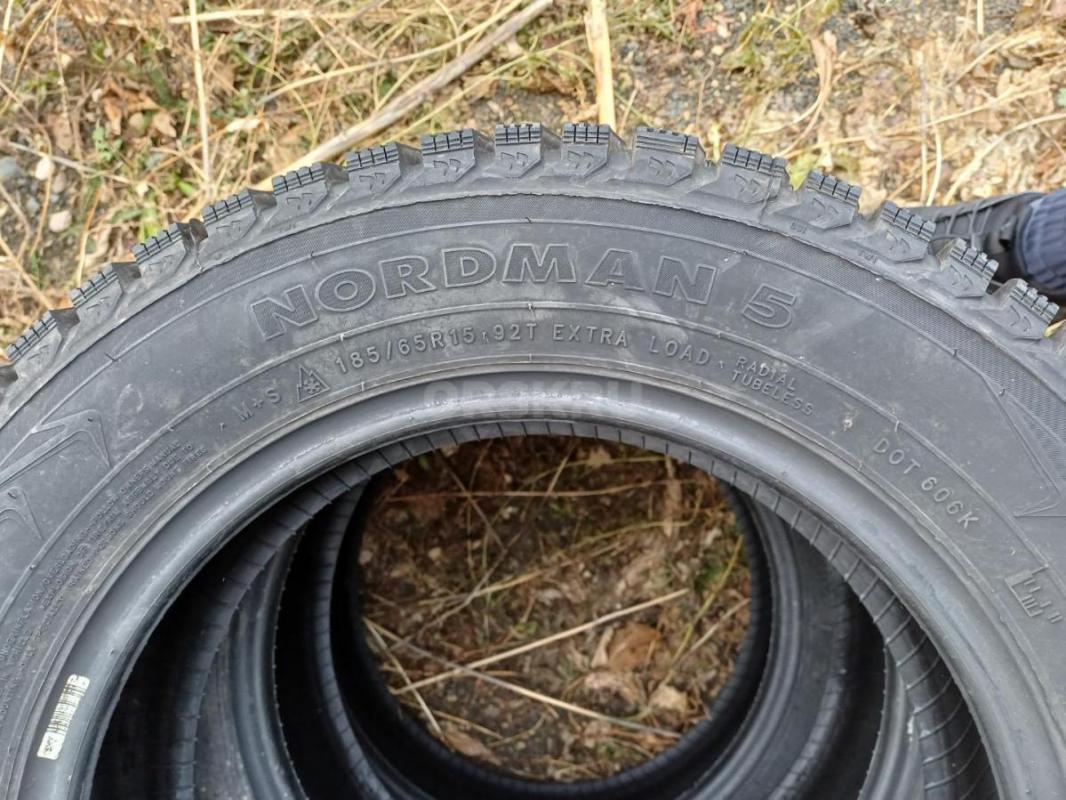 Зимняя резина Нокиан 185 65 15, 2024 года, новая, 2 ,3 км проехала - Орск