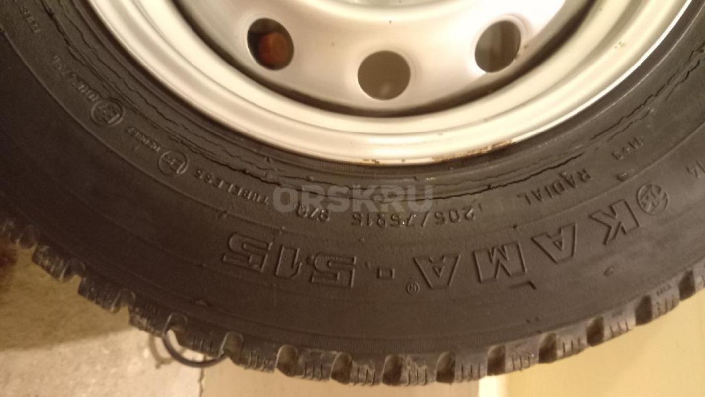 4 колеса 205/75 R15  5×139,7 недорого. - Орск