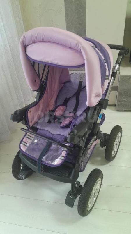 Детская коляска лето-зима трансформер б/у состояние отличное - Орск