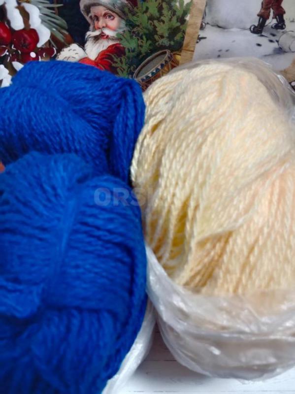 Пряжу карачаевскую в пасмах, весовую. 70 рублей за 100 грамм. - Орск