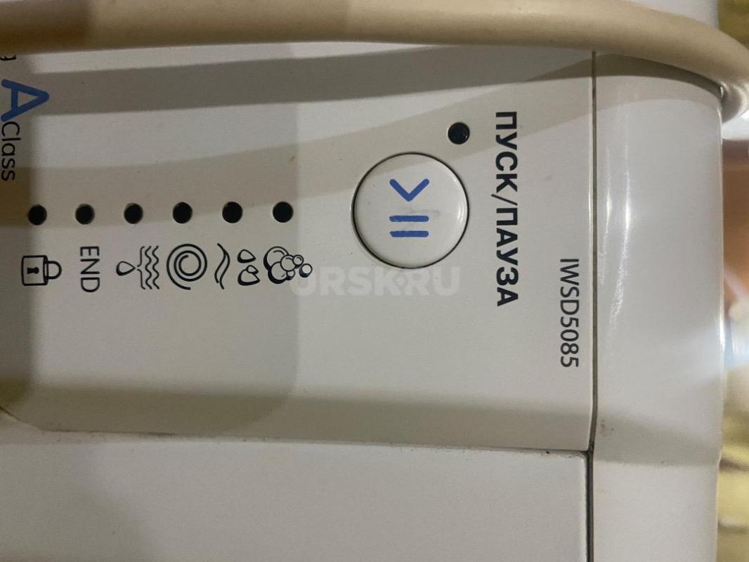 Продам стиральную машинку indesit iwsd5085 в отличном состоянии, но ТРЕБУЕТСЯ ЗАМЕНА ПОДШИПНИКА - Орск
