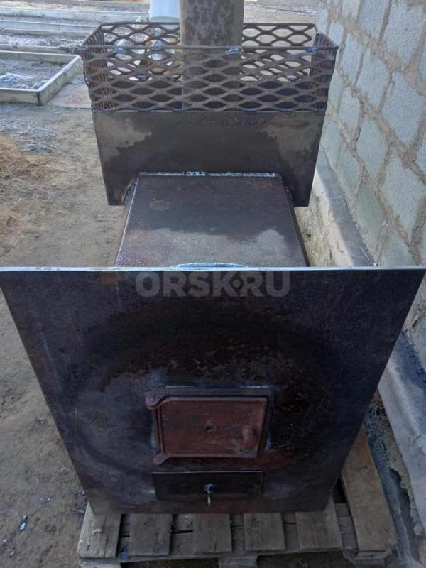 Продам печь для бани из трубы 530 все вопросы по телефону 89123570393 - Новоорск