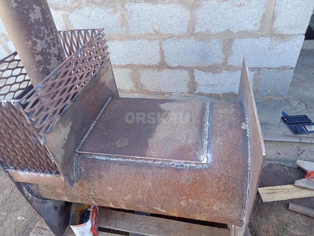 Продам печь для бани из трубы 530 все вопросы по телефону 89123570393 - Новоорск