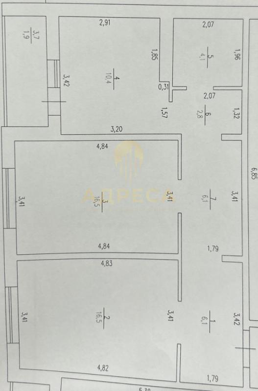 ЖК "Березовые аллеи" Малая земля 2-х комнатная квартира 62.5 кв. - Оренбург