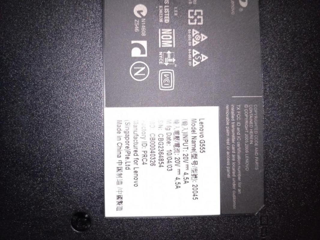 Ноутбук Lenovo G555 в отличном состоянии, шустрый,без дефектов. - Орск