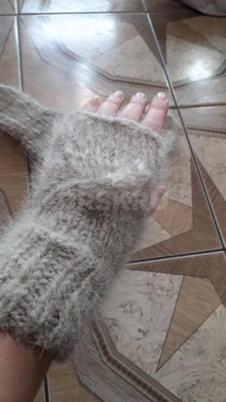 Изделия из пуха собак: варежки, носки, пояс, наколенники, напульсник. - Орск