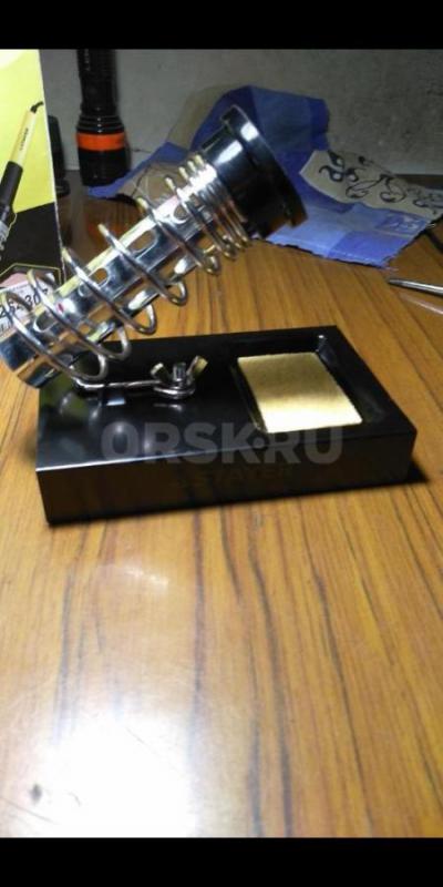 Продам олово отсос 200₽ в наличии 4 штуки , подставка под паяльник 200₽ - Орск