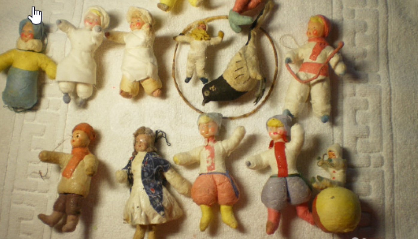 КУПЛЮ елочные игрушки производства СССР, ватные, стеклянные, бумажные, картонные, другие елочные укр - Орск