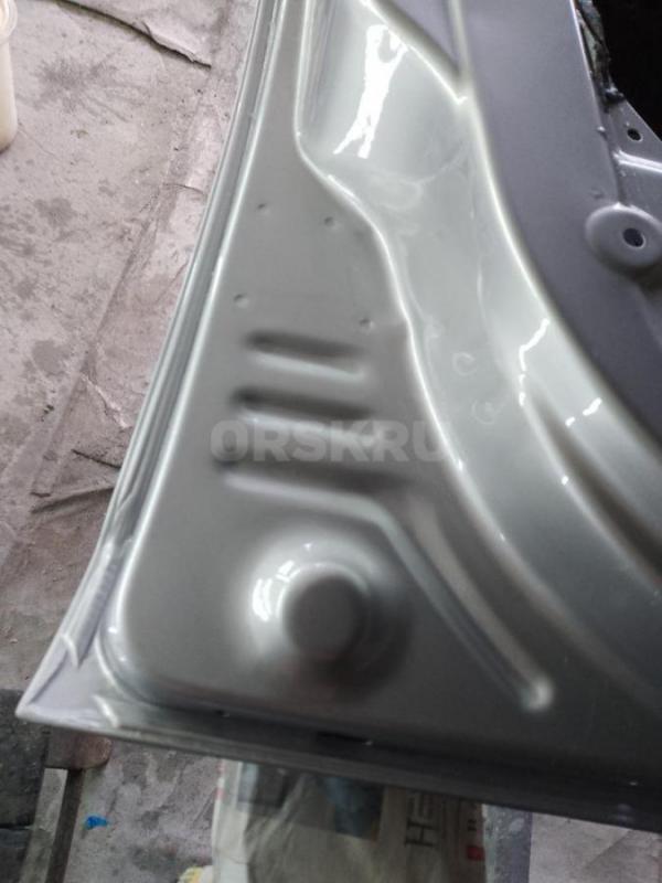 Дверь на Весту после ремонта, покрашена с двух сторон. - Орск