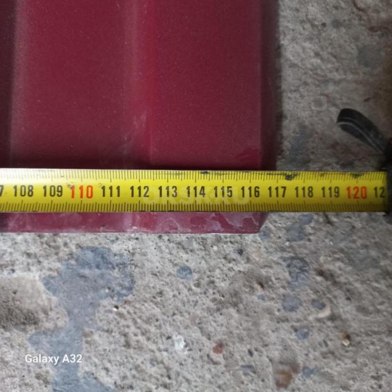 Продам профлист 1,16х1,24 по 1000 рублей за лист (4 листа вишневый цвет)
Б/у профлист оцинкованный - Орск