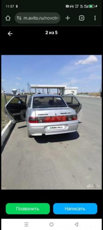 Продам ваз 2110 , 2002 году выпуска , в рабочем состоянии 16 клапанная, - Орск