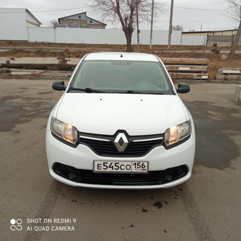 Рено логан 2 , белый цвет, собственник - Орск