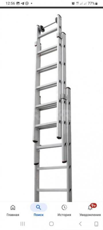 Куплю промышленный воздушный компрессор 380вольт на 200- 300литр.  15000рубл. стремянка на 6,3метра - Орск