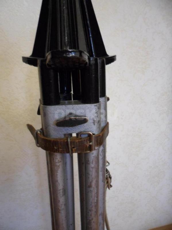 Тренога металлическая для нивелира, теодолита СССР. - Новотроицк