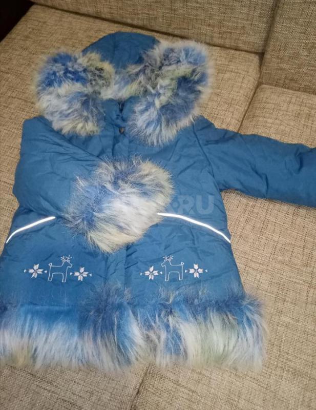 Продам комбинезон и костюм для девочки зимние тёплые, б/у один сезон, размер 86 и 110см - Орск