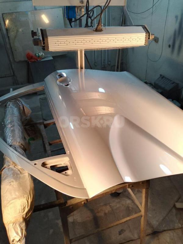 Дверь после ремонта на Весту-15000. - Орск